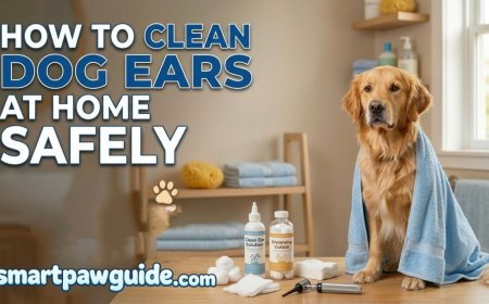How to Clean Dog Ears at Home Safely (Step-by-Step)