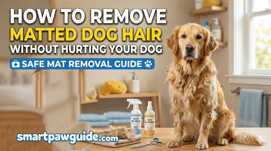 How to Remove Matted Dog Hair Without Hurting Your Dog