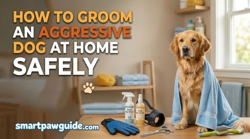 How to Groom an Aggressive Dog at Home Safely