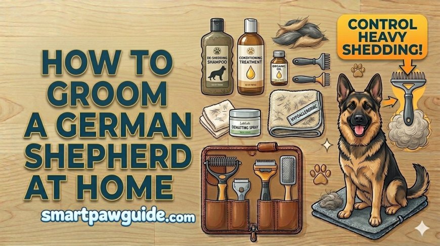How to Groom a German Shepherd at Home (Shedding Guide)
