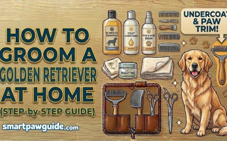 How to Groom a Golden Retriever at Home (De-Shedding Guide)