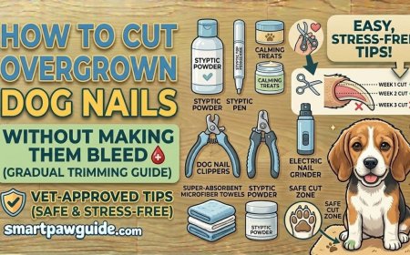 How to Cut Overgrown Dog Nails Without Making Them Bleed