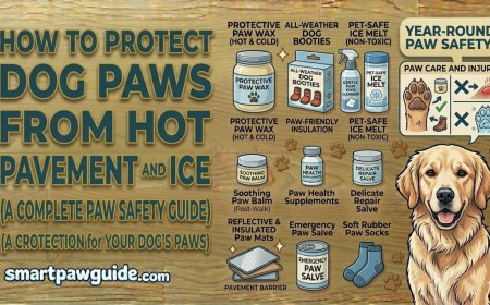 How to Protect Dog Paws from Hot Pavement and Ice