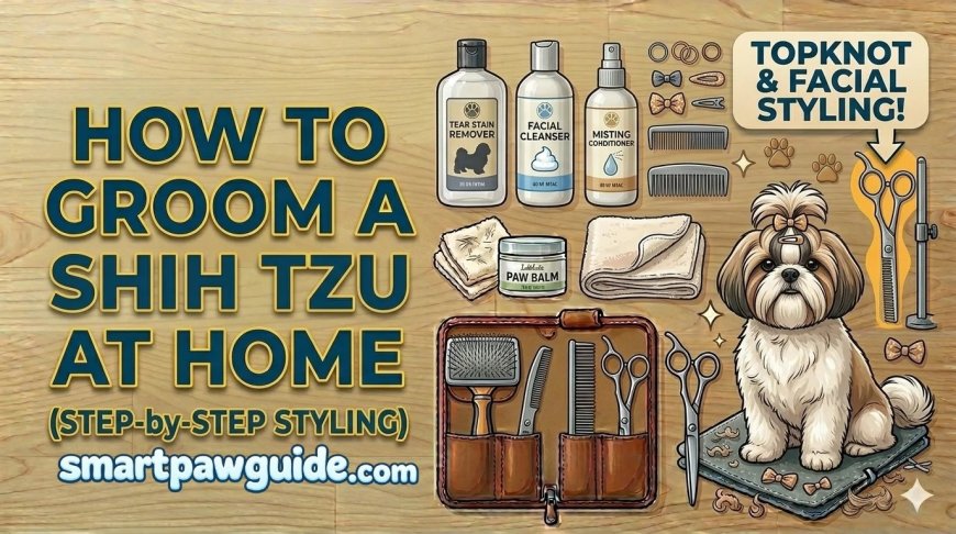 How to Groom a Shih Tzu at Home (Step-by-Step Styling)
