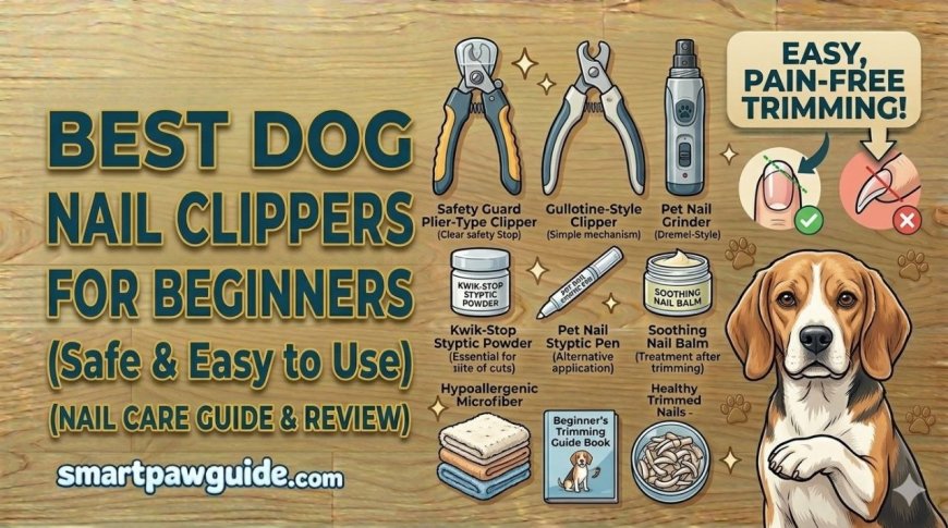 Best Dog Nail Clippers for Beginners (Safe & Easy to Use)