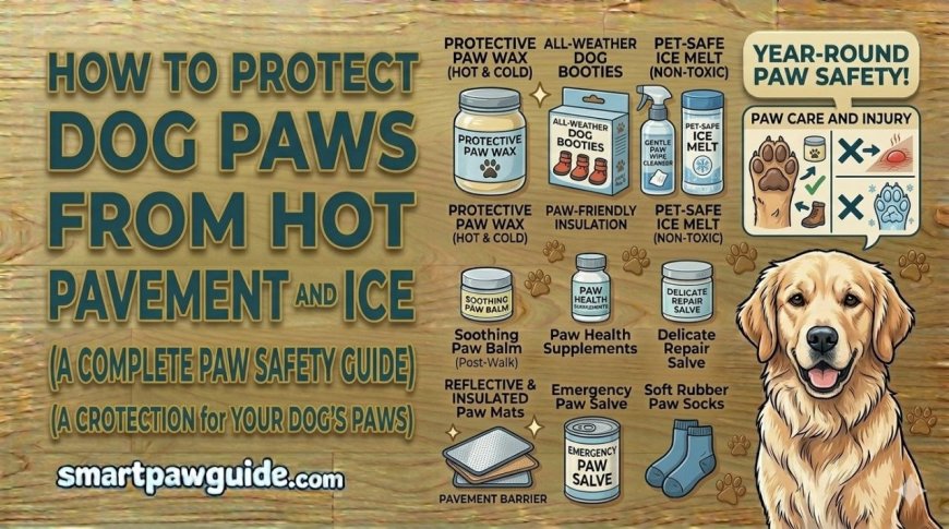 How to Protect Dog Paws from Hot Pavement and Ice