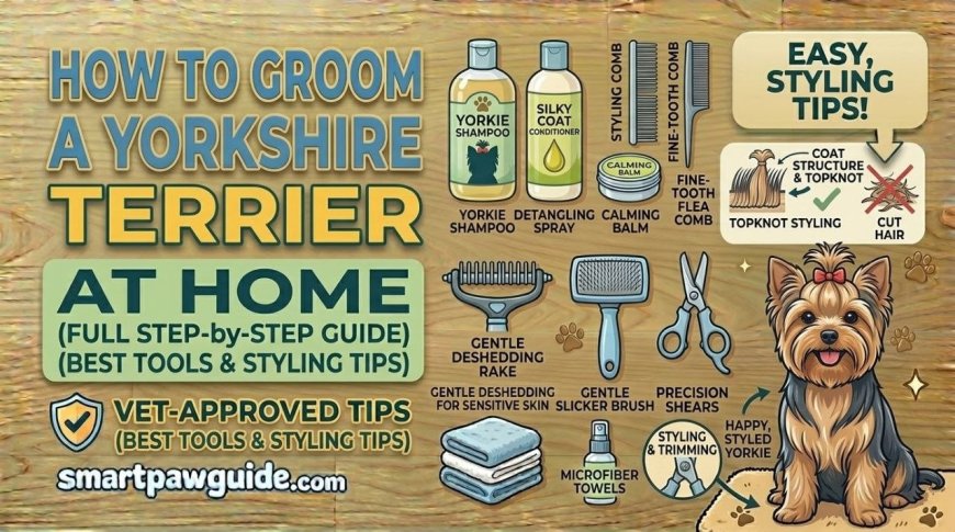 How to Groom a Yorkshire Terrier at Home (Complete Guide)
