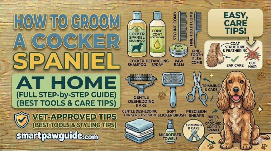 How to Groom a Cocker Spaniel at Home (Complete Guide)