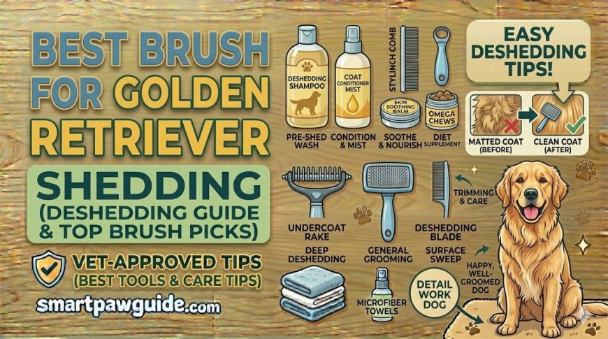 Best Brush for Golden Retriever Shedding (Top Grooming Tools Guide)