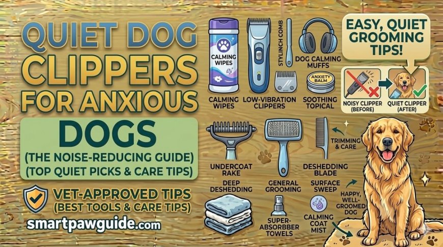 Quiet Dog Clippers for Anxious Dogs (Best Picks & Buying Guide)