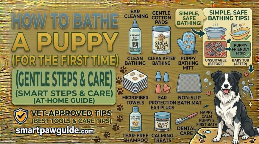 How to Bathe a Puppy for the First Time (Step-by-Step Guide)