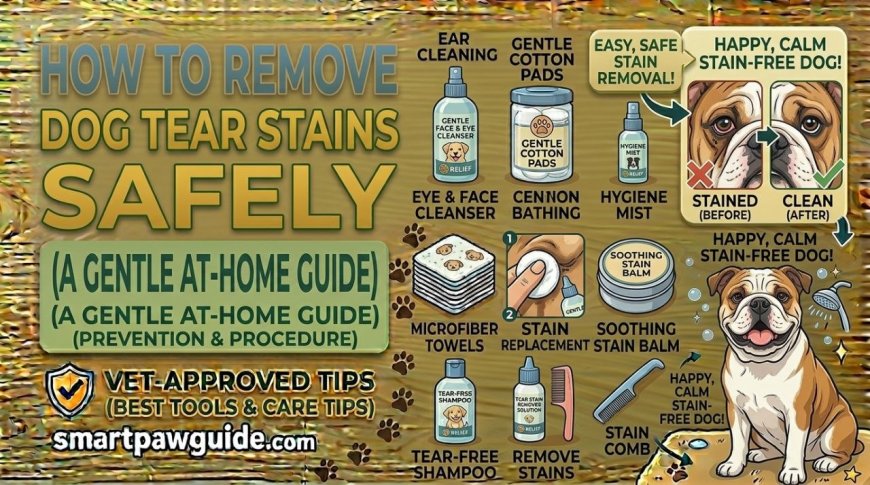 How to Remove Dog Tear Stains Safely (Complete Home Care Guide)